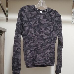 Lululemon Athletica Gray Camo Sweatshirt